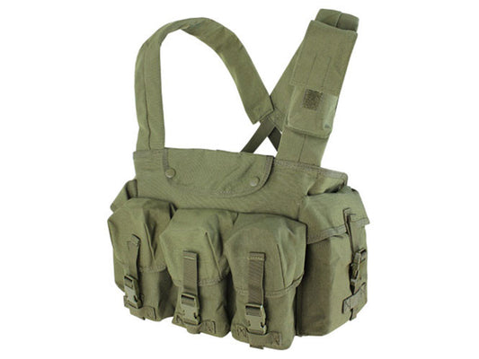 CONDOR TATTICO TIPO AFGHANISTAN 7 Pocekt Chest Rig VERDE OD OLIVE