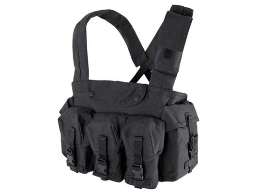 CONDOR TATTICO TIPO AFGHANISTAN 7 Pocekt Chest Rig NERO BLACK