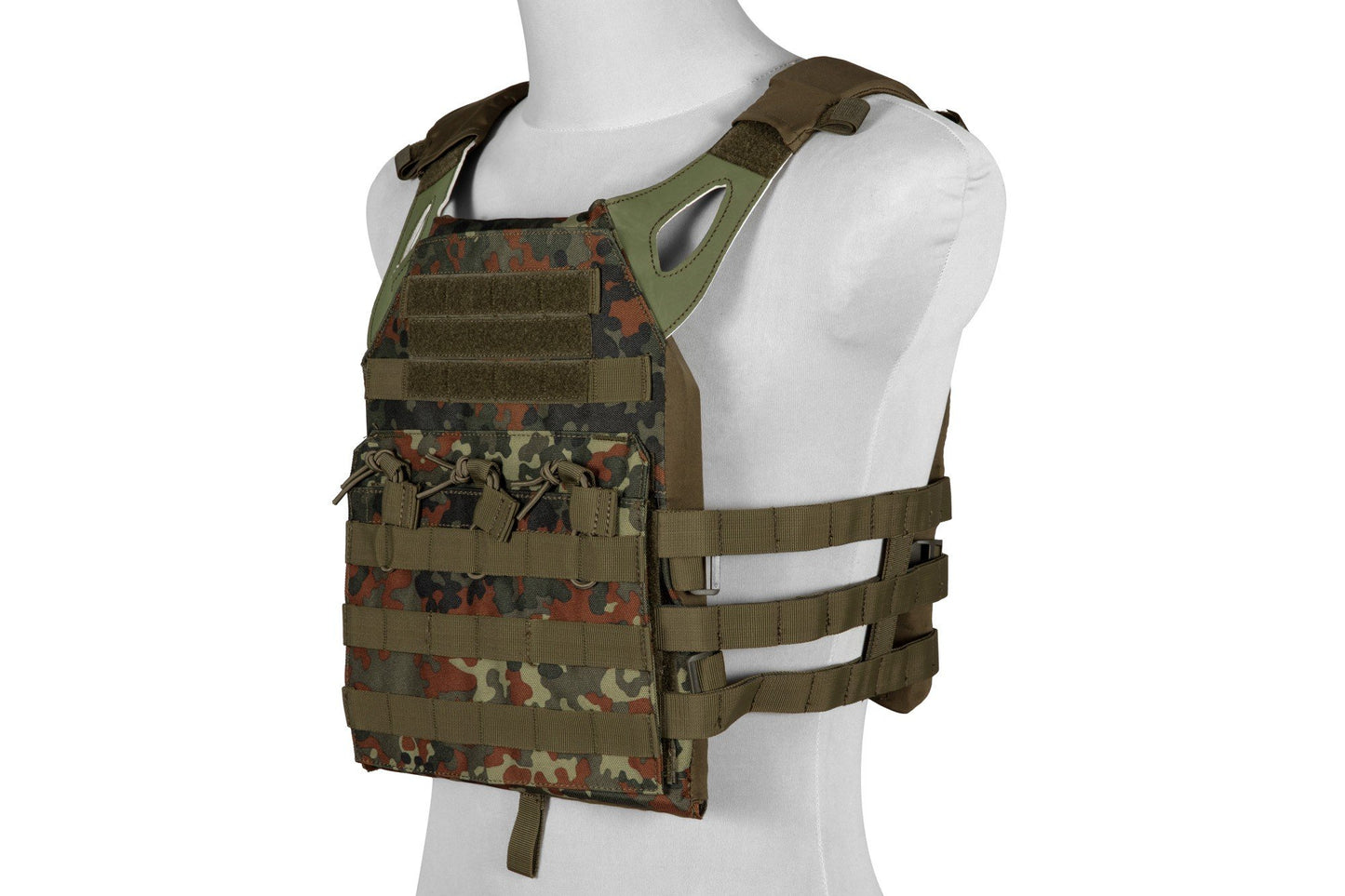 GFC TATTICO JPC plate carrier 600D vest Flecktarn BW TEDESCO