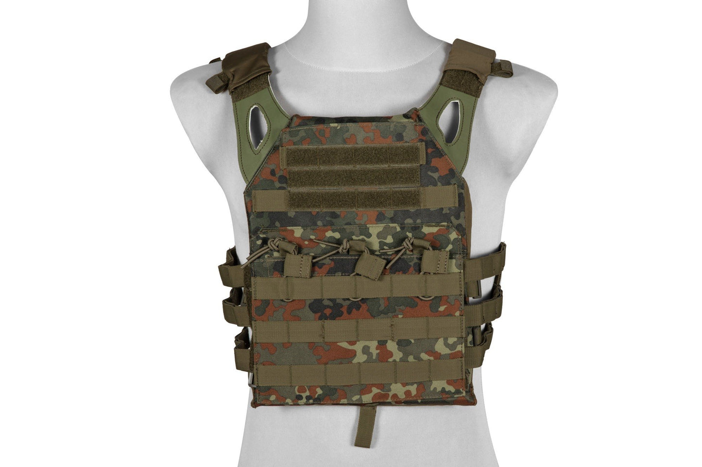 GFC TATTICO JPC plate carrier 600D vest Flecktarn BW TEDESCO
