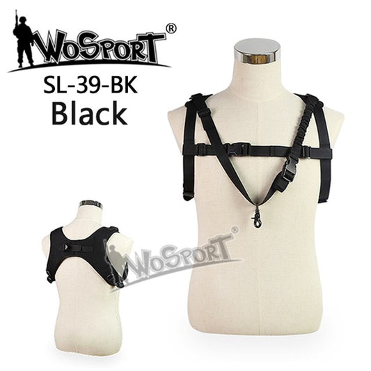 WOSPORT TATTICO EXTRA MINIMAL One-point Sling Vest - NERO Black