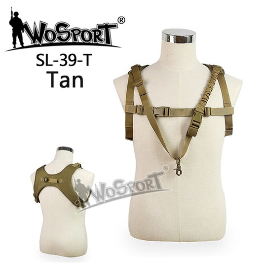 WOSPORT TATTICO EXTRA MINIMAL One-point Sling Vest - TAN