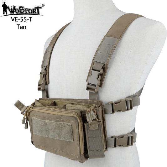 WOSPORT TATTICO WST Tactical Chest rig D3CRM - TAN