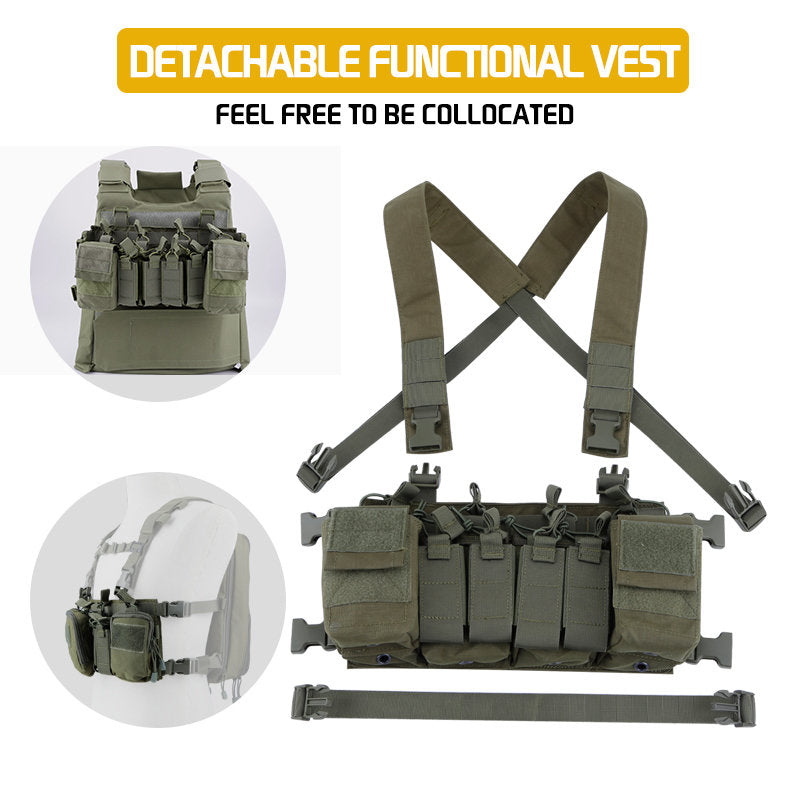 WOSPORT TATTICO LEGGERO WST Tactical Chest Rig D3CRX  - MC