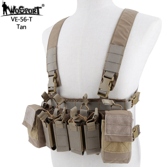 WOSPORT TATTICO LEGGERO WST Tactical Chest Rig D3CRX - TAN
