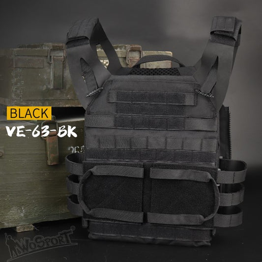 WOSPORT TATTICO PLATE CARRIER JPC Tactical Vest 2.0 - NERO Black