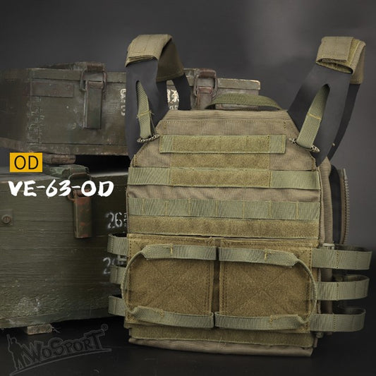 WOSPORT TATTICO PLATE CARRIER JPC Tactical Vest 2.0 - VERDE OD