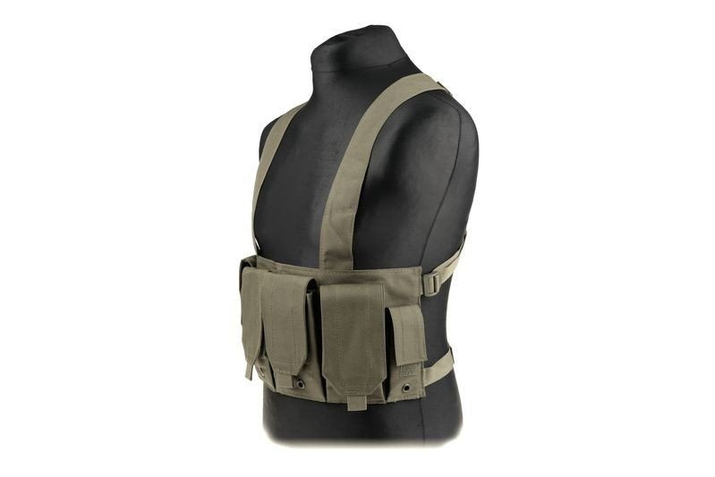 GFC semplice Chest Rig type tactical vest - VERDE Olive Green