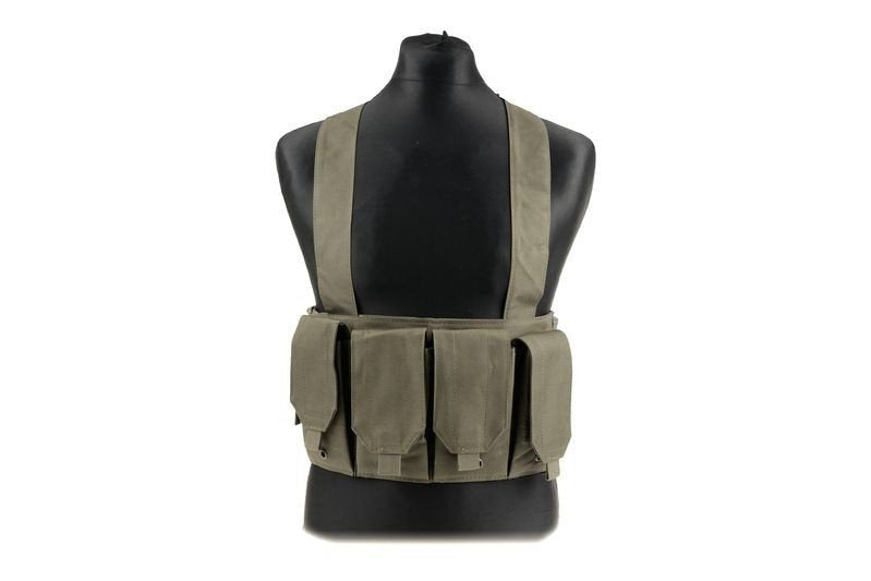 GFC semplice Chest Rig type tactical vest - VERDE Olive Green