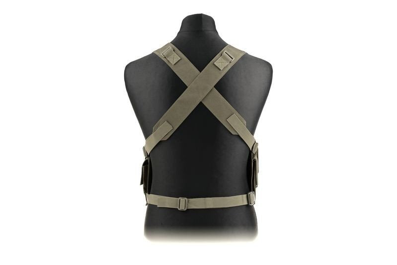 GFC semplice Chest Rig type tactical vest - VERDE Olive Green