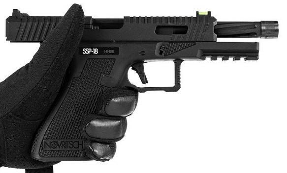 Novritsch SSP18 GBB CO2 Pistol - Black / Tan