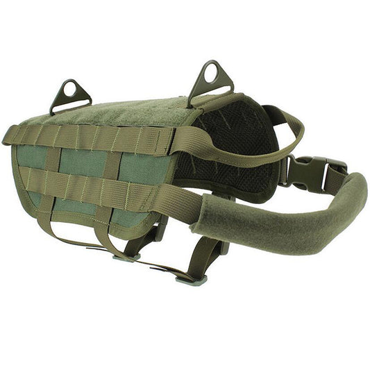 Tactical Dog Vest/Harness - OD - XL