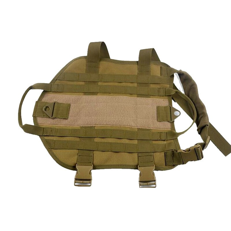 Tactical Dog Vest/Harness - OD - L