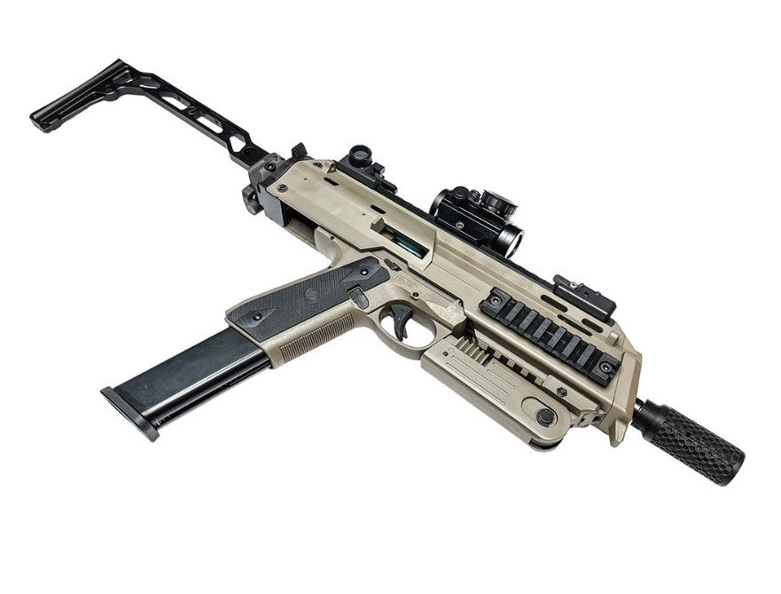 CTM AAP-01 AP7 SMG Silencer Adapter, 14 mm (CCW) - Black