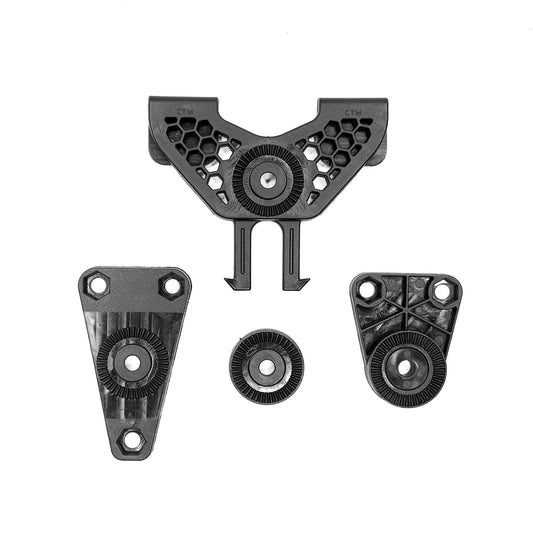 CTM Saf Angle 360° System and MOLLE Panel Kit - Black