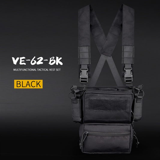 WST D3TMVS Tactical Chest Rig – Black