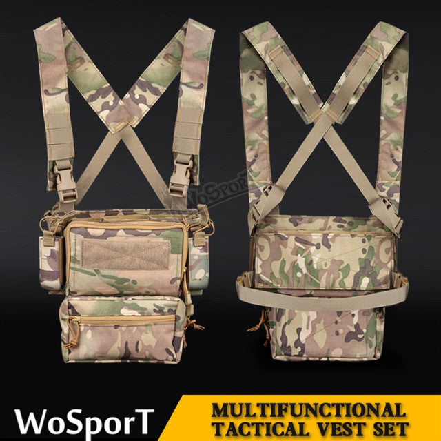 WST D3TMVS Tactical Chest Rig – Black