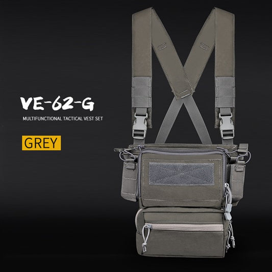 WST D3TMVS Tactical Chest Rig – Grey