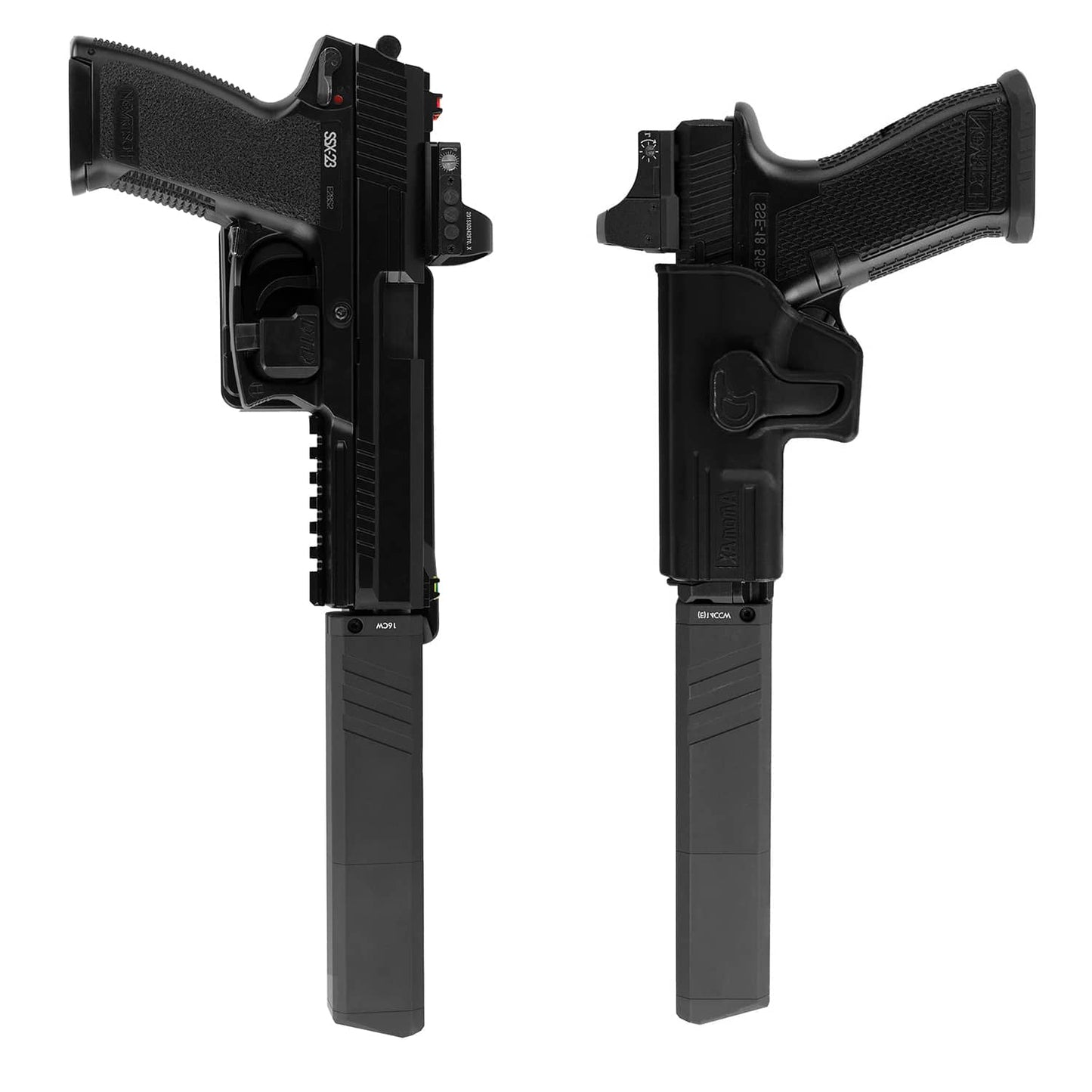 Novritsch Modular Mock Suppressor V2 (170 / 110 / 80 mm) - 16mm CW