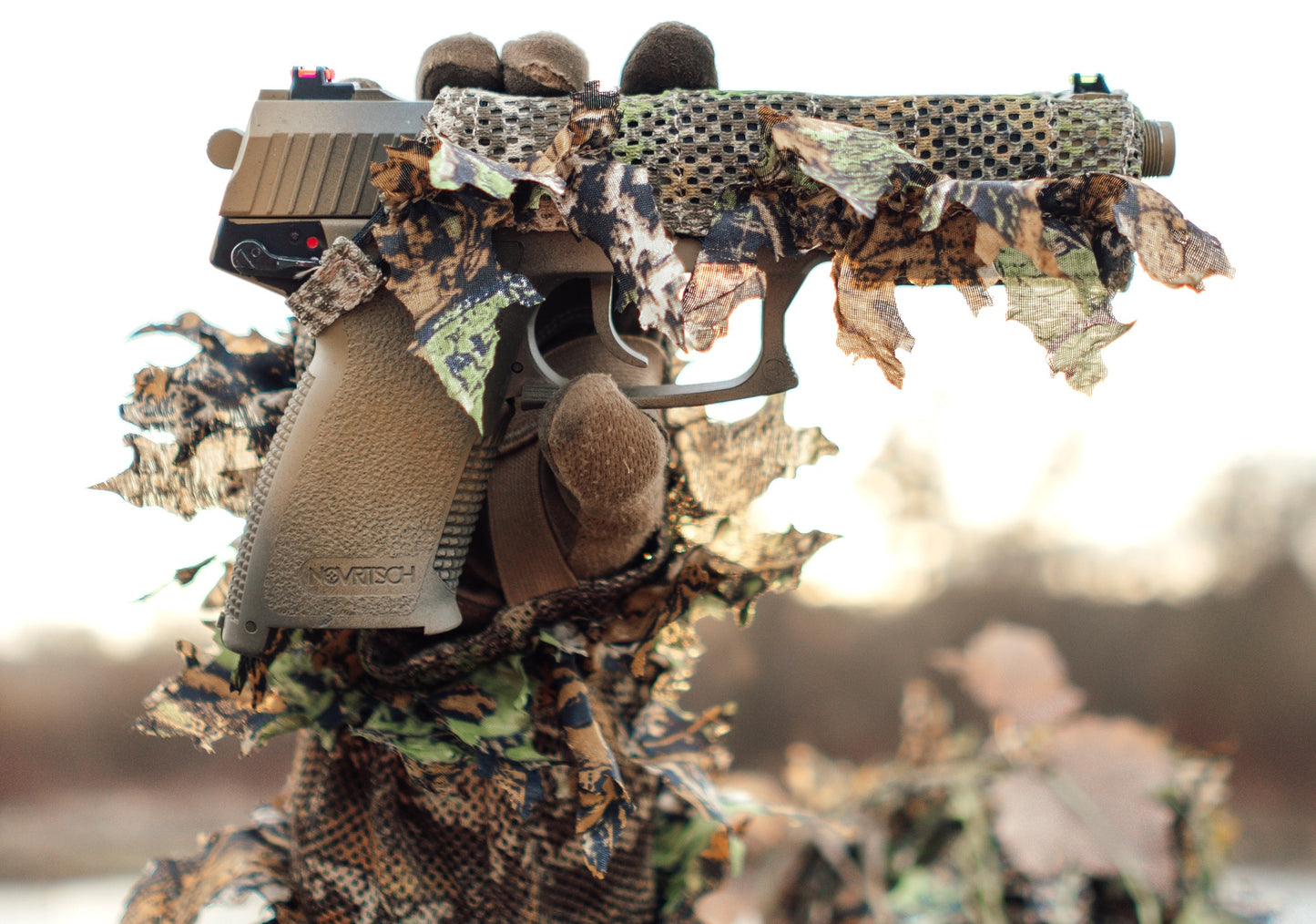 Novritsch SSX23 / MK23 3D Camo Cover - Amber