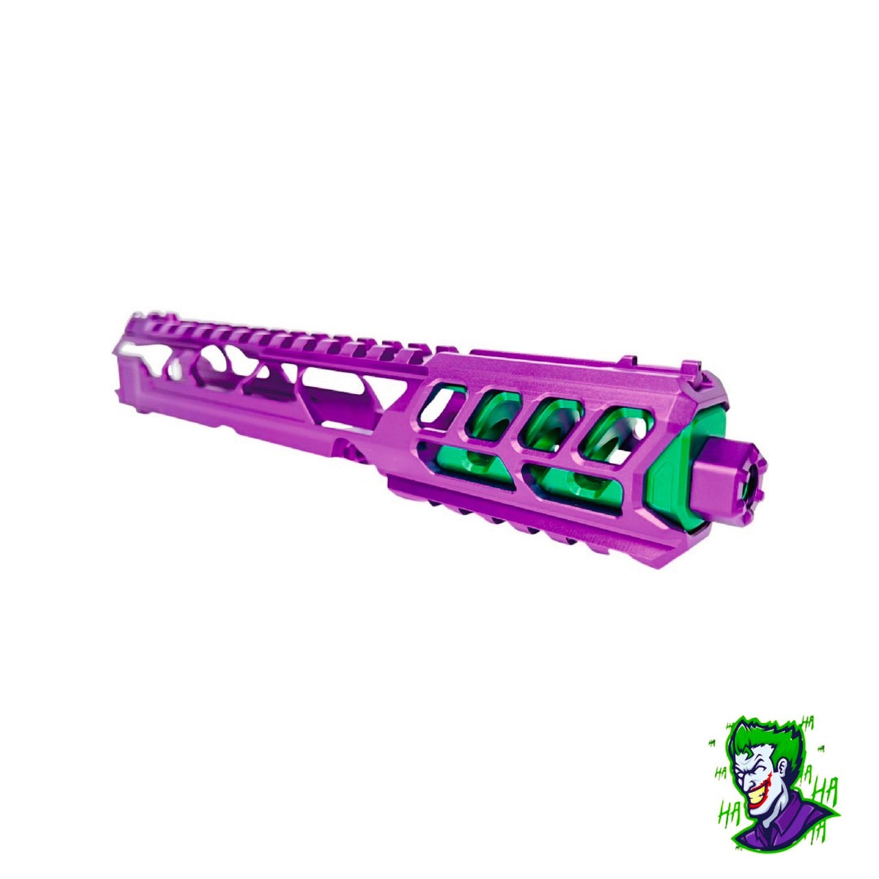 CTM FUKU-2 CNC Upper Set V2 for AAP-01, CUTOUT (Long) - Violet / Green