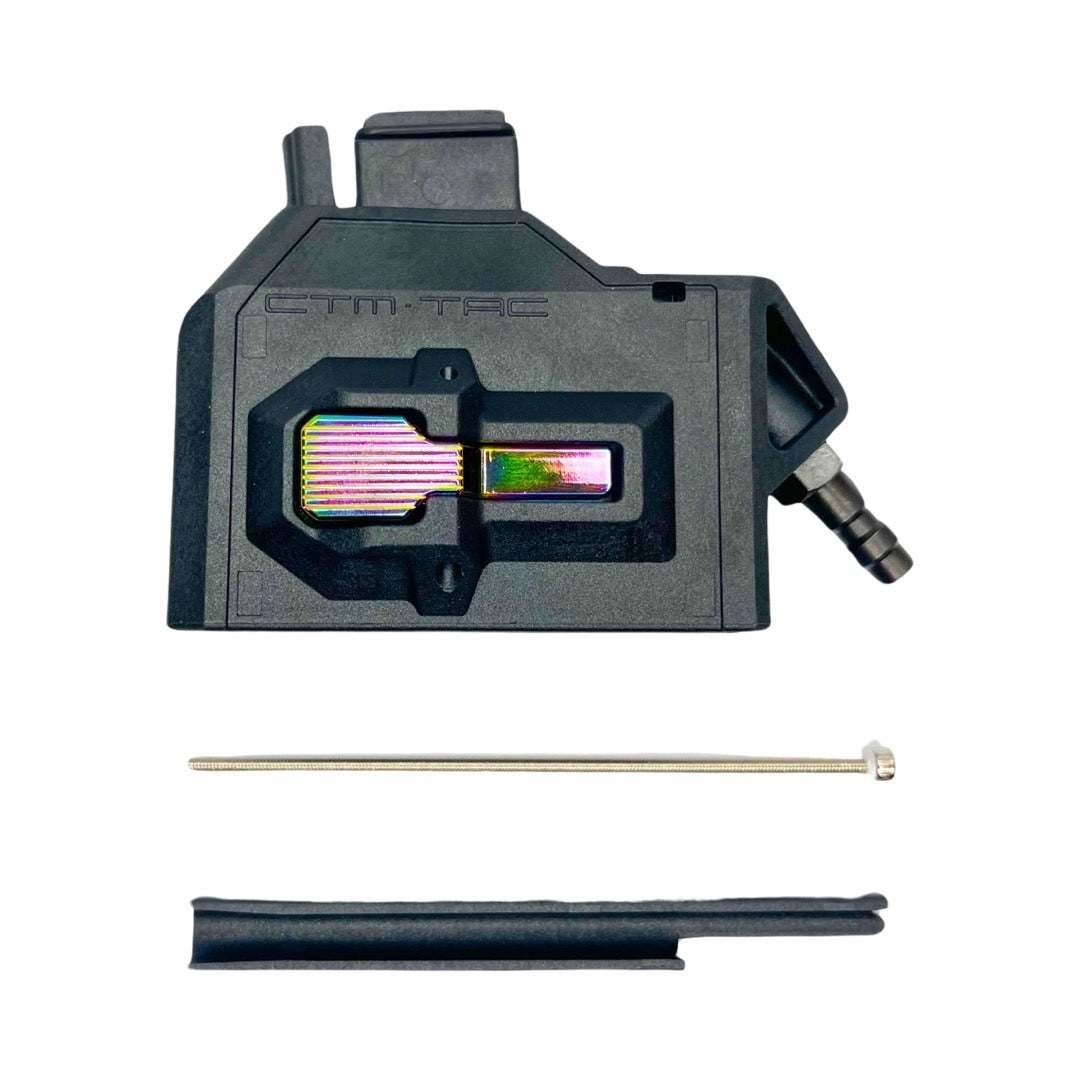 CTM HPA Hi-Capa Adapter for AEG M4 Mag - Black / Electroplated Chameleon