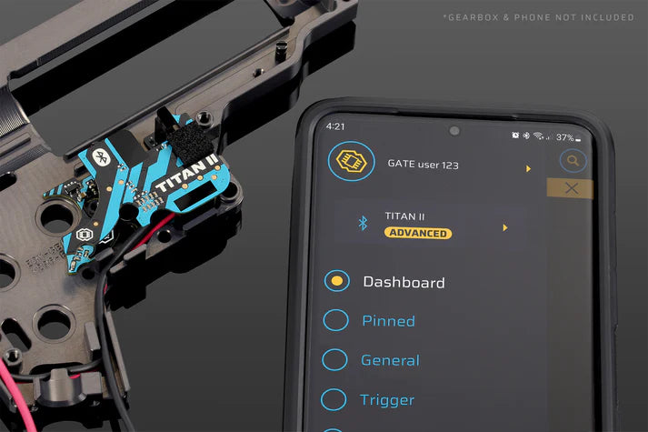 GATE TITAN II Bluetooth® EXPERT V2 ETU (AEG / HPA) - Rear Wiring