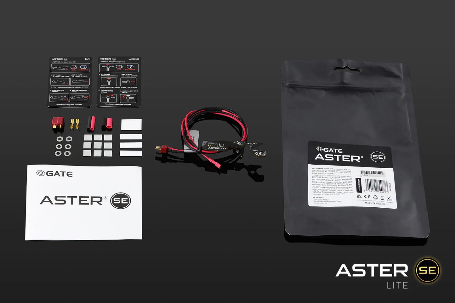 GATE ASTER V3 ETU Unit SE Expert Module - Front Wiring