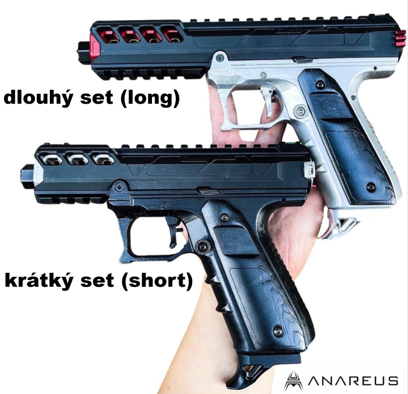 CTM FUKU-2 CNC Upper Set V2 for AAP-01, CUTOUT (Short) - Black / Red