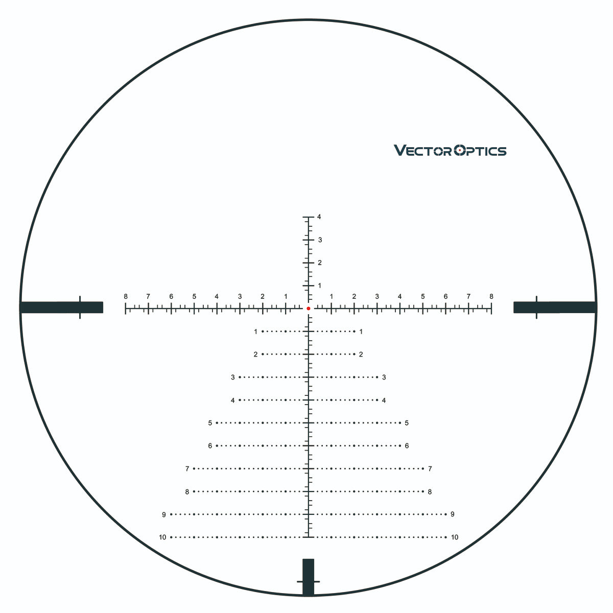 VO CONTINENTAL X6 5-30x56 VCT FFP PRS Riflescope - Black