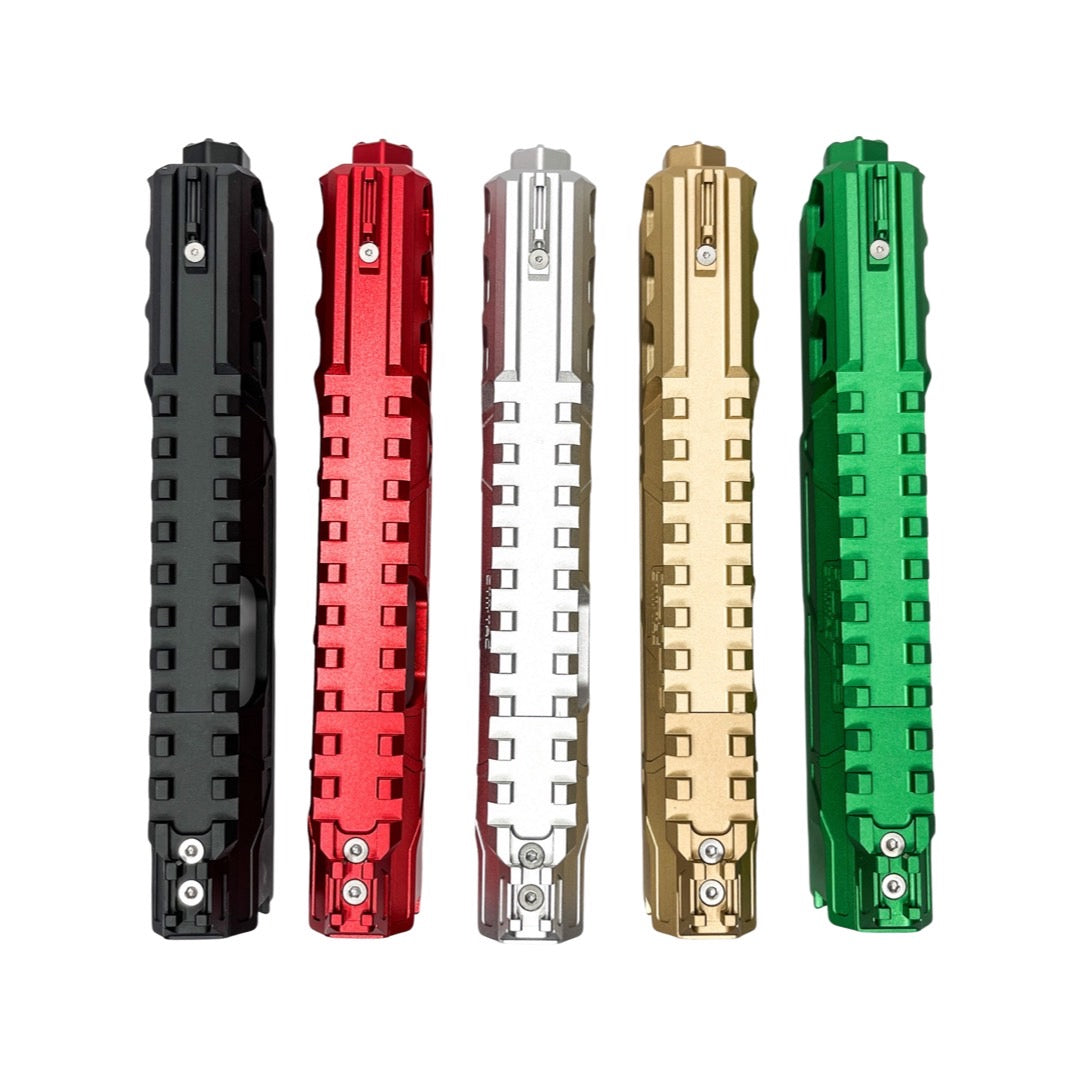 CTM FUKU-2 CNC Upper Set V2 for AAP-01, CUTOUT (Short) - Black / Red