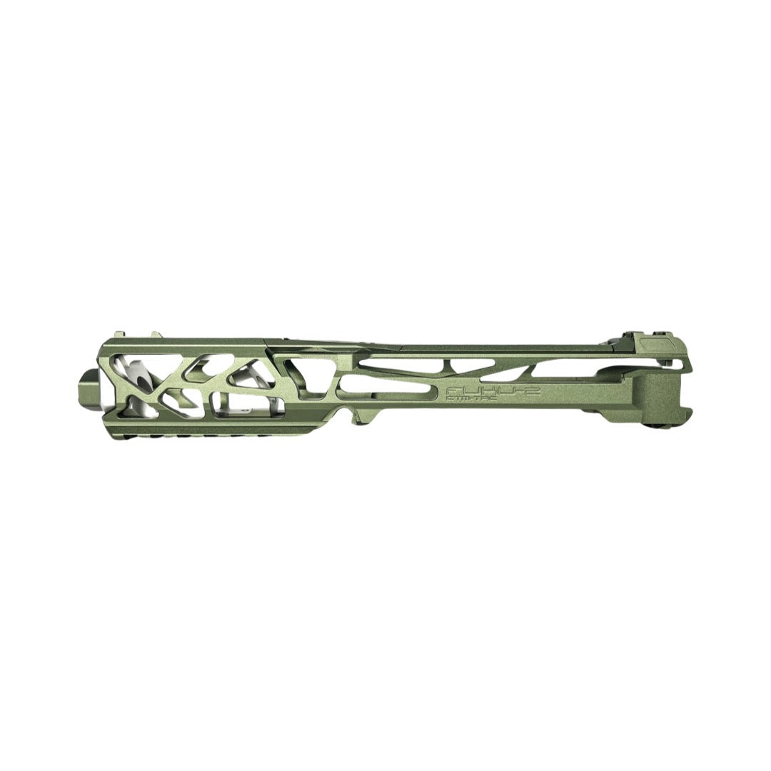 CTM FUKU-2 Skeleton CNC Upper Set for AAP-01 - Army Green / Silver