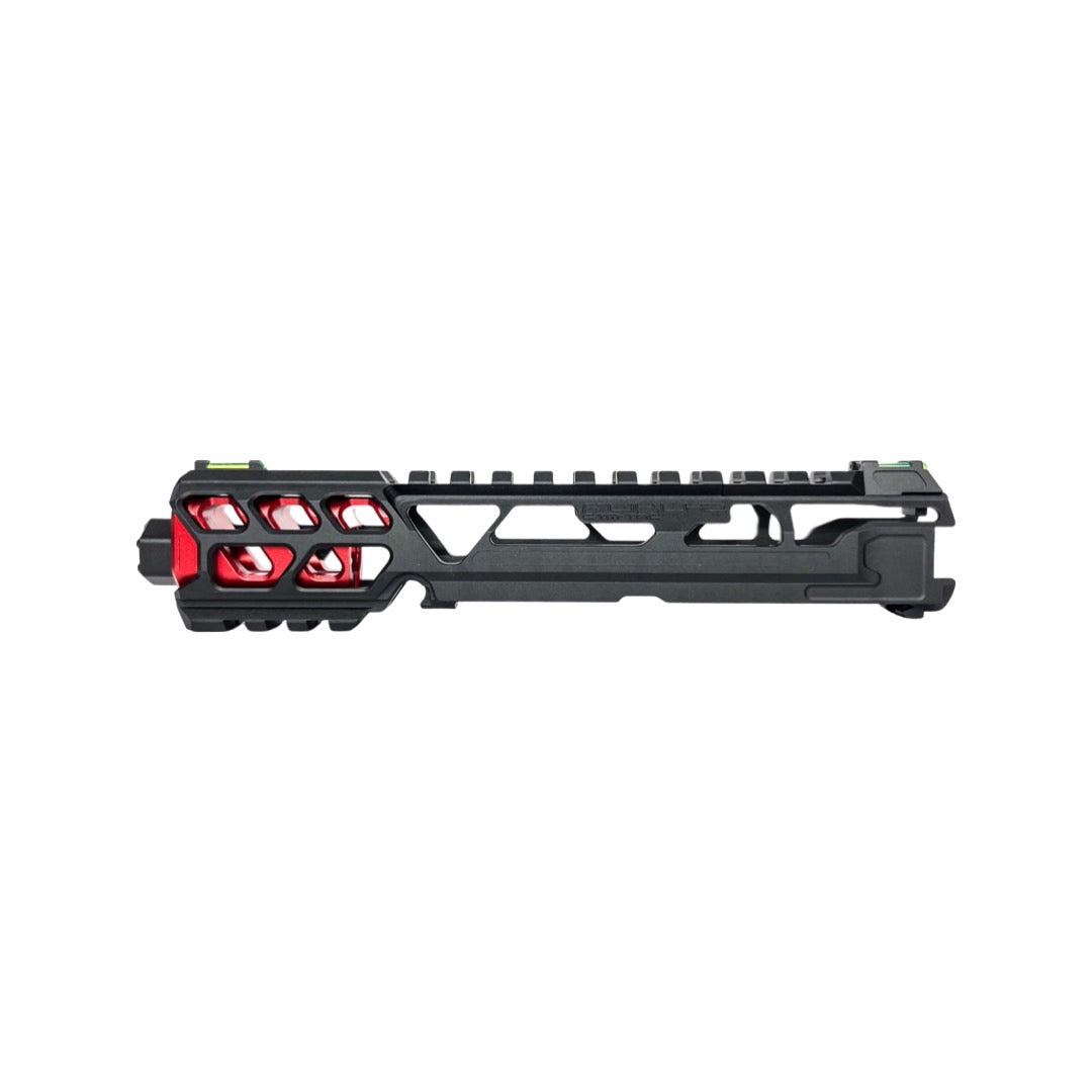 CTM FUKU-2 CNC Upper Set V2 for AAP-01, CUTOUT (Short) - Black / Red