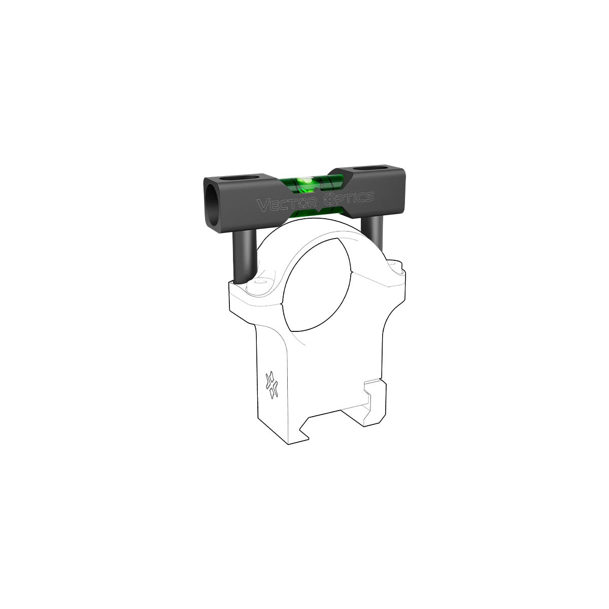 VO ACD Bubble Level for Mounting Ring Gen2 - Black