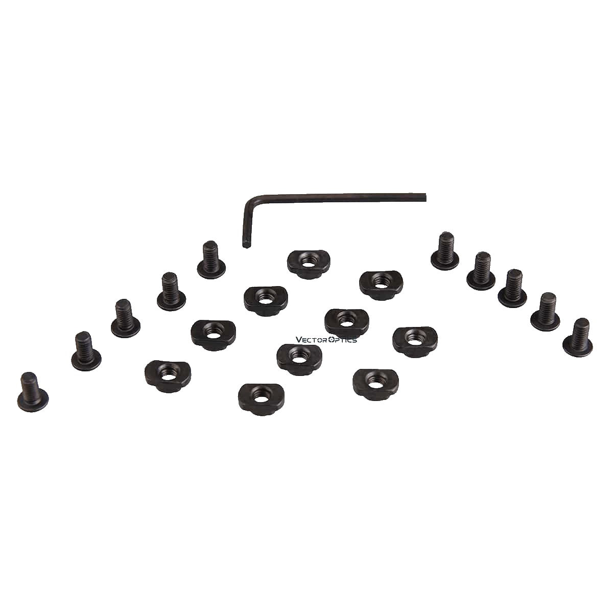 VO M-LOK Screw Set, 10 Pieces - Black