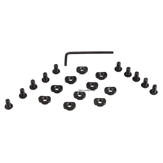 VO M-LOK Screw Set, 10 Pieces - Black