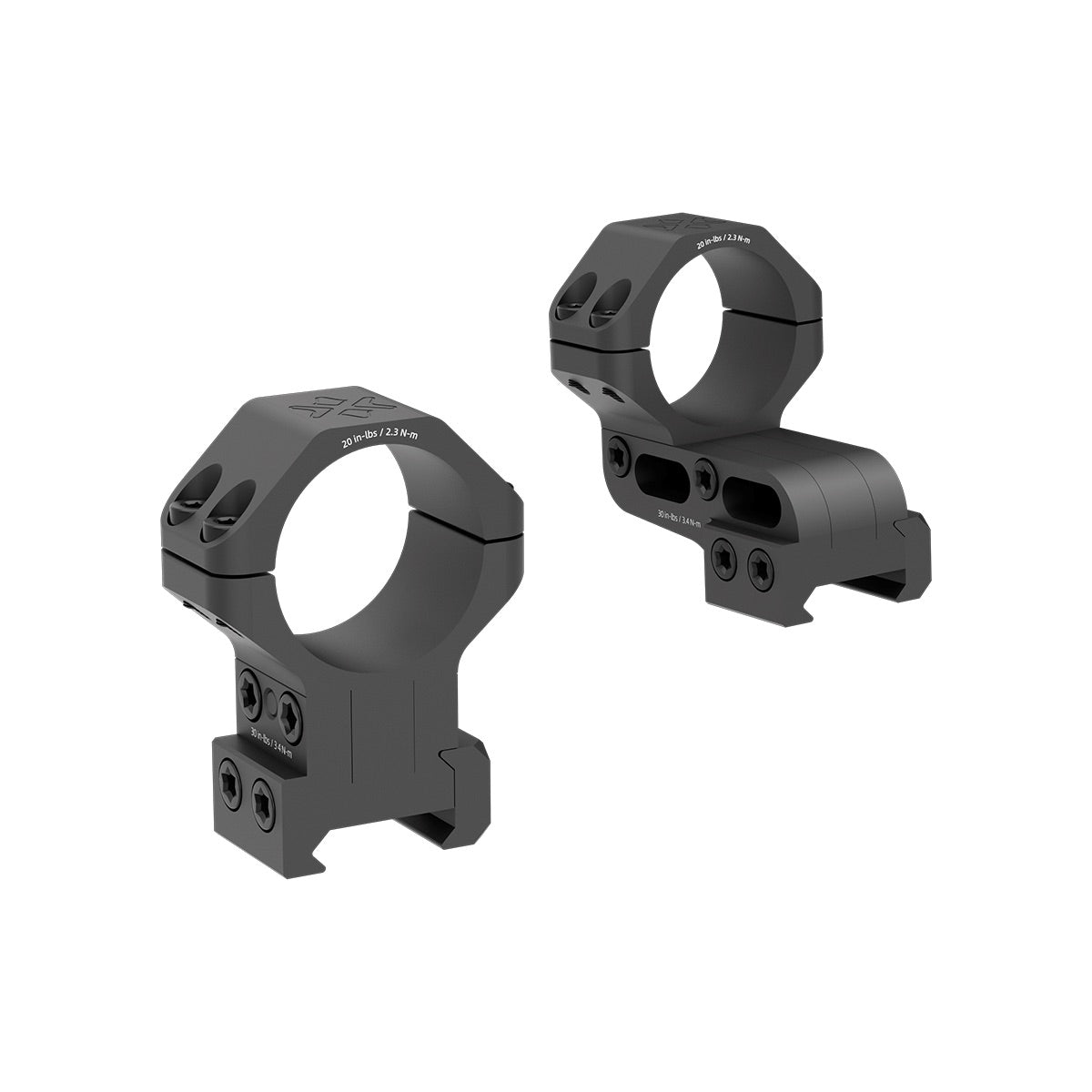 VO 30mm CANTILEVER Mounting Rings, Adjustable - Black