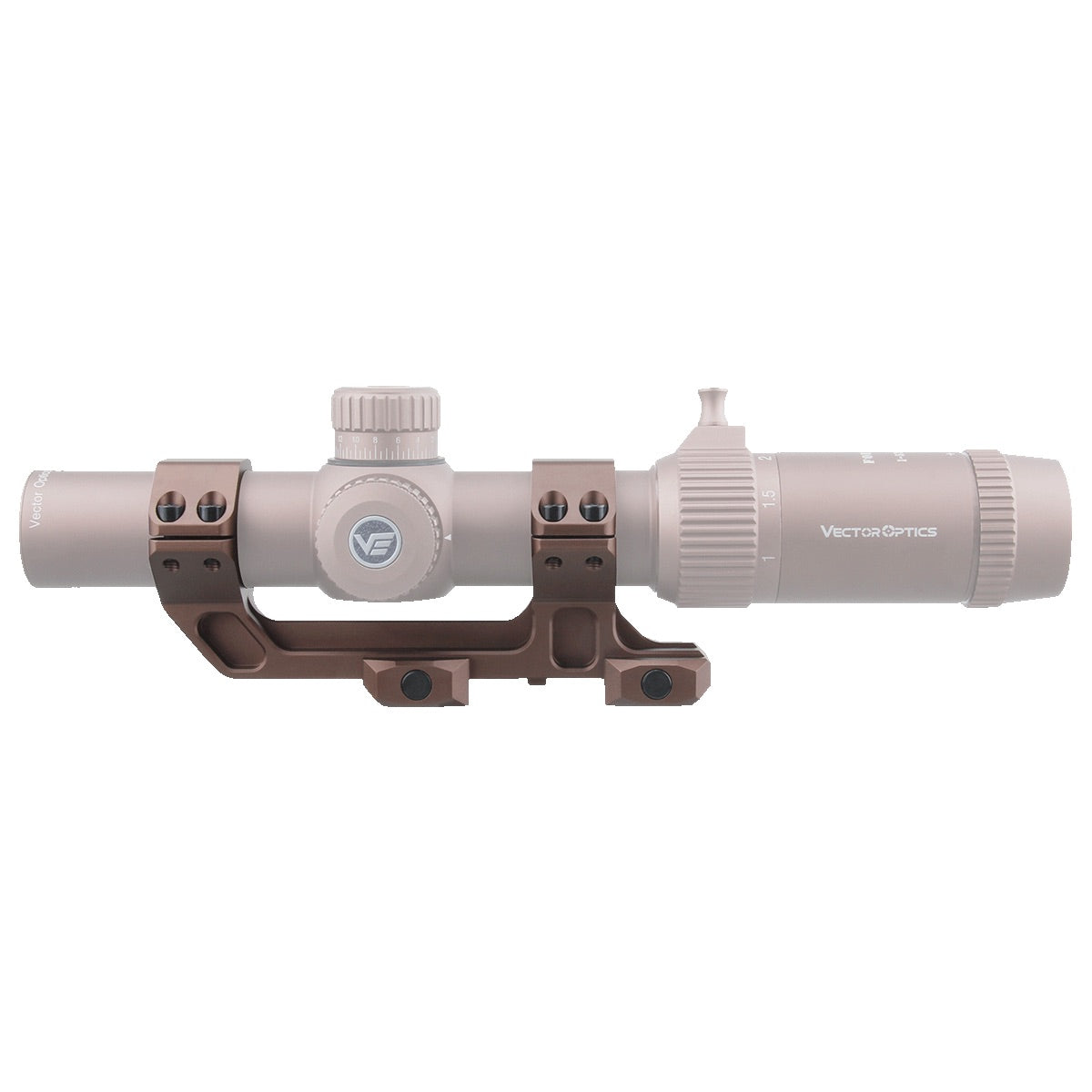 VO AR15 One-Piece Mount for 30mm Riflescope - Tan
