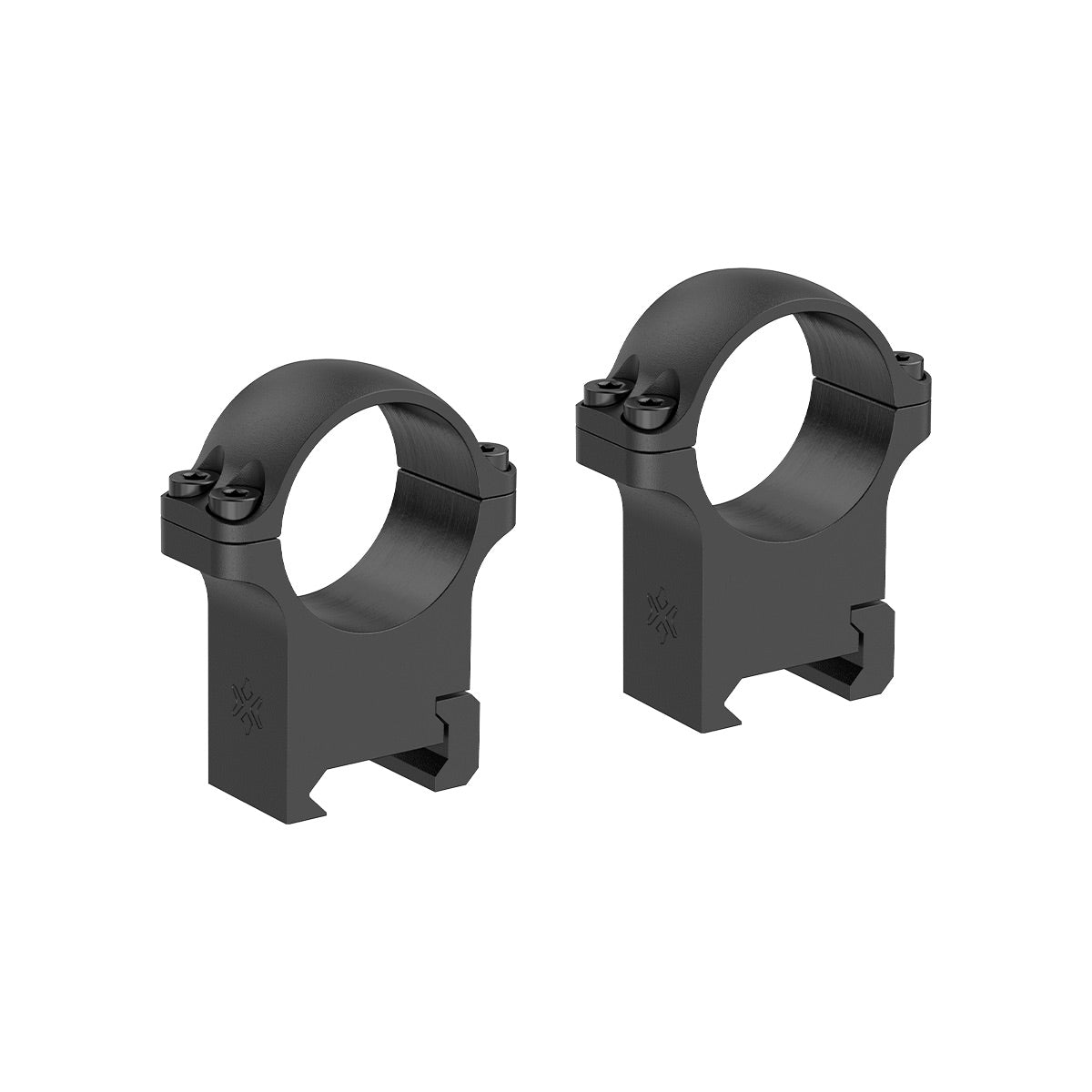 VO 30mm Steel Mounting Rings, Medium - Black