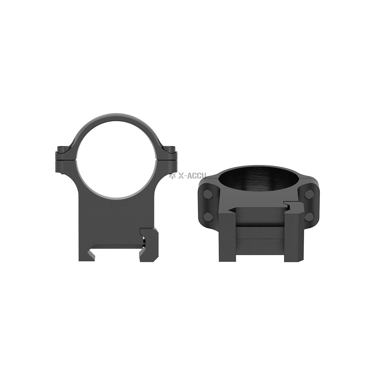 VO 30mm Steel Mounting Rings, Medium - Black