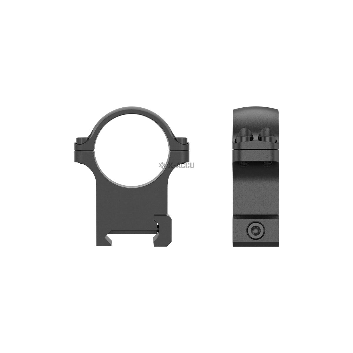 VO 30mm Steel Mounting Rings, Medium - Black