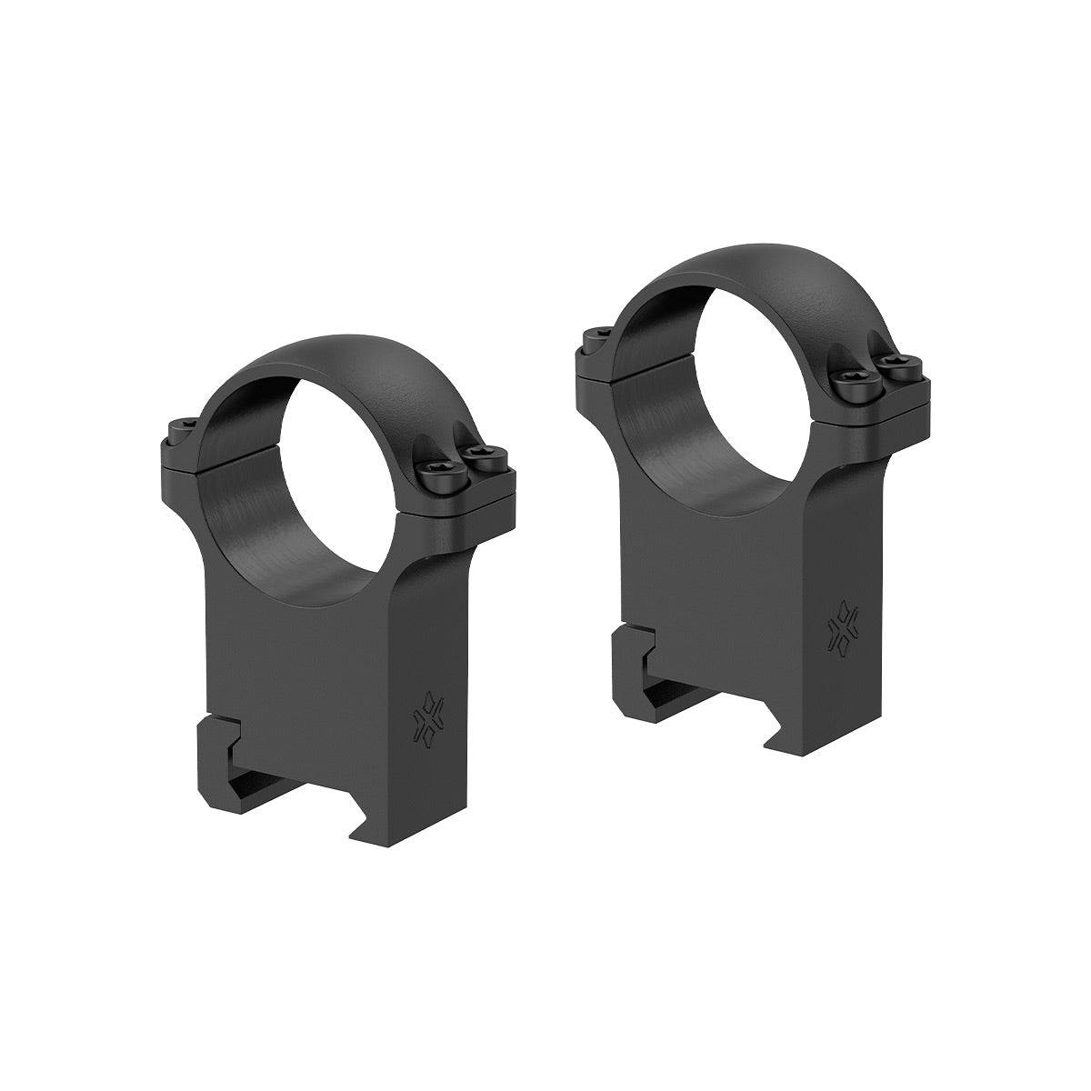 VO 30mm Steel Mounting Rings, High - Black