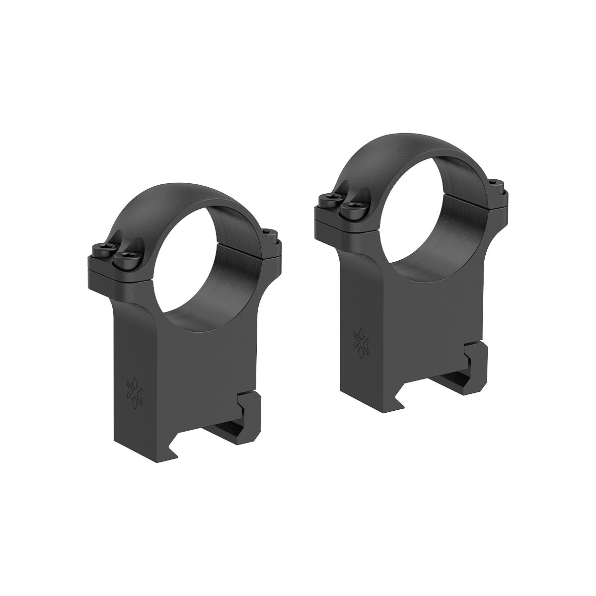 VO 30mm Steel Mounting Rings, High - Black
