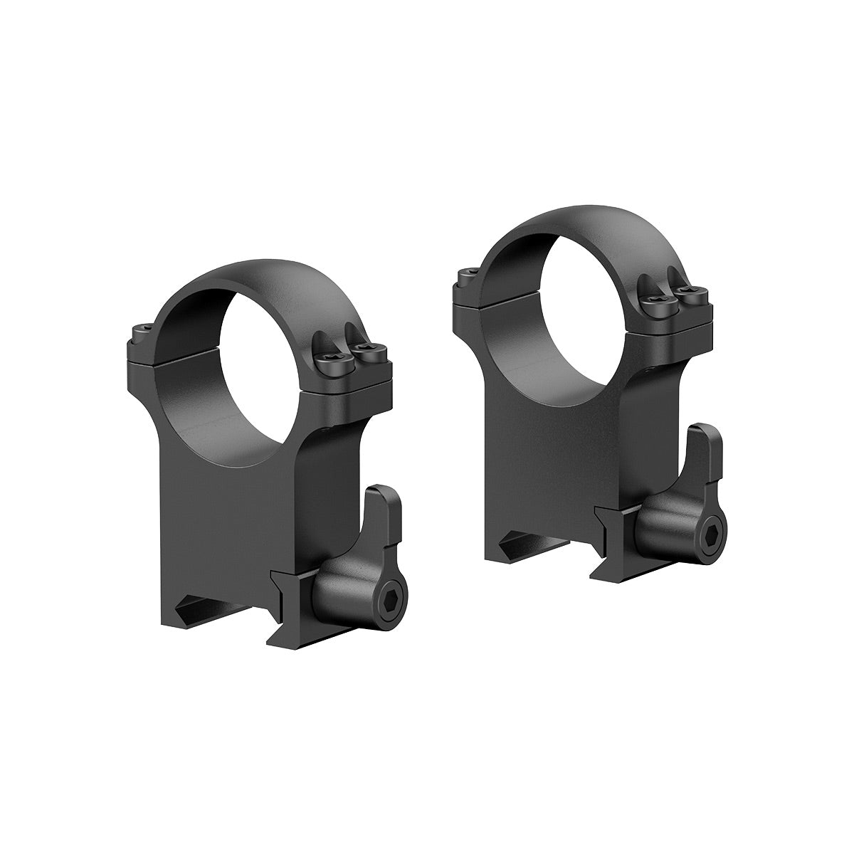 VO 30mm Steel QD Mounting Rings, High - Black