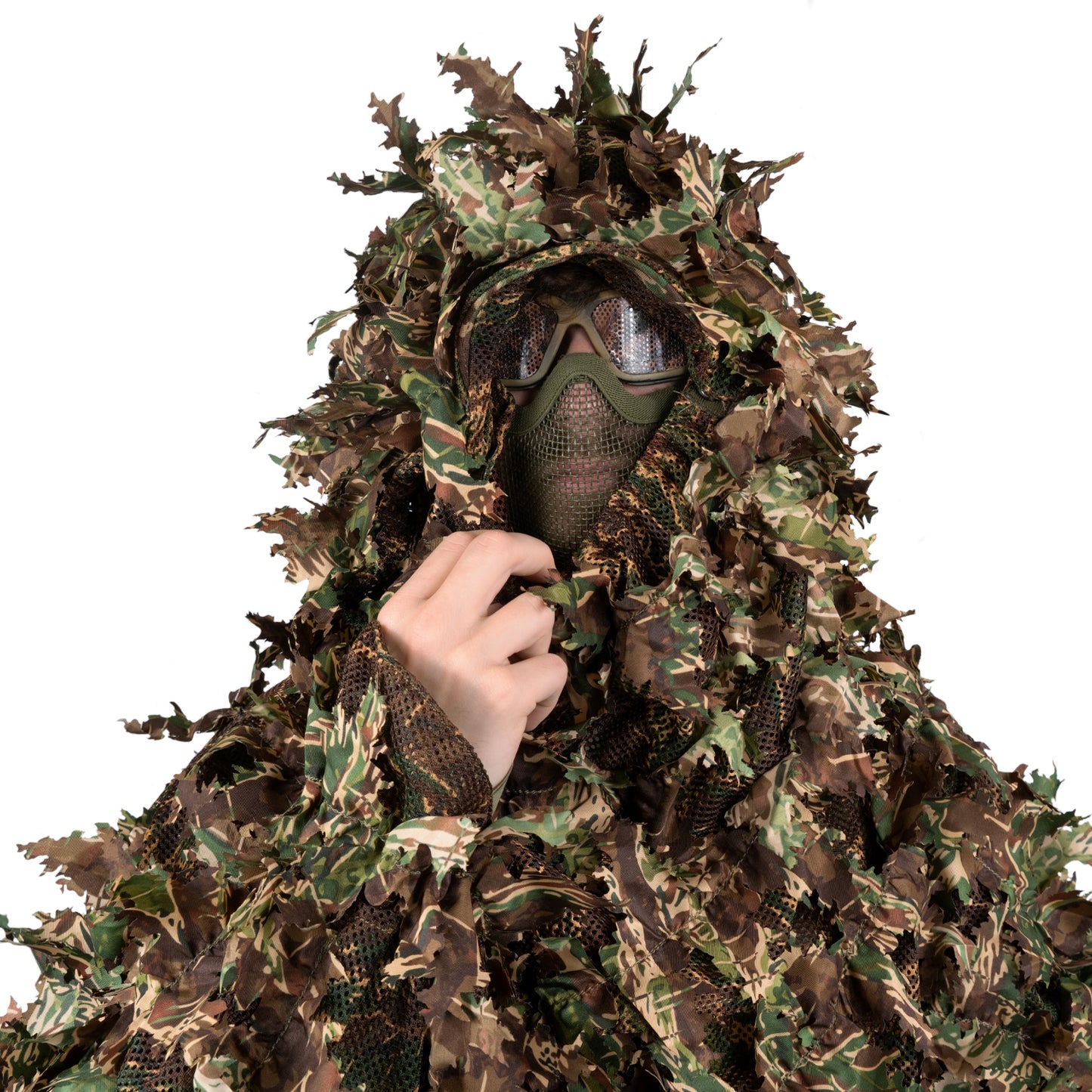 Novritsch Modular 3D Ghillie Suit Hood - Everglade