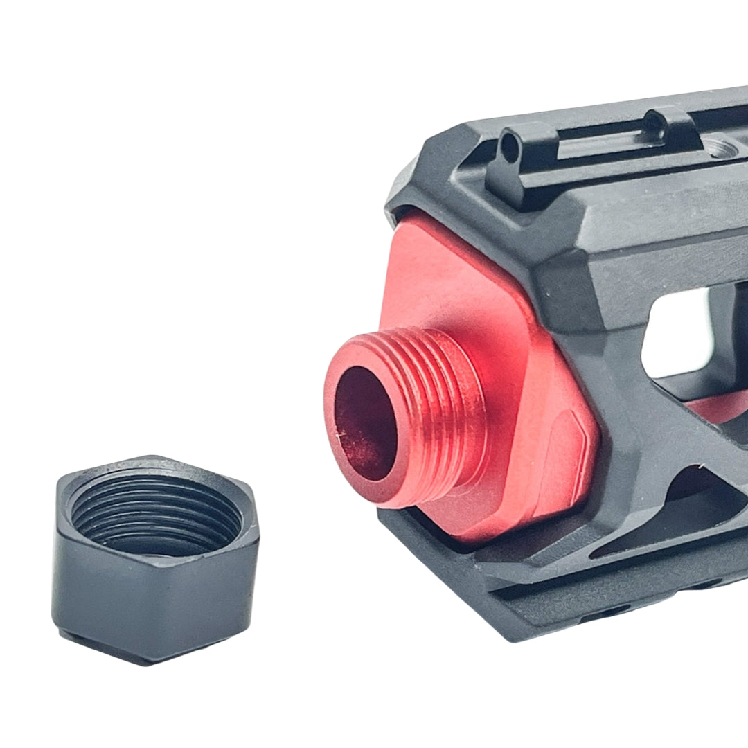 CTM FUKU-2 Skeleton CNC Upper Set for AAP-01 - Black / Red