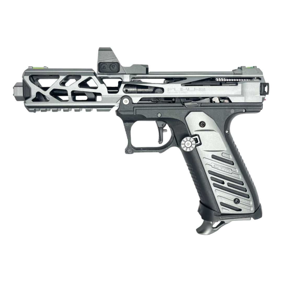 CTM FUKU-2 Skeleton CNC Upper Set for AAP-01 - Silver / Grey