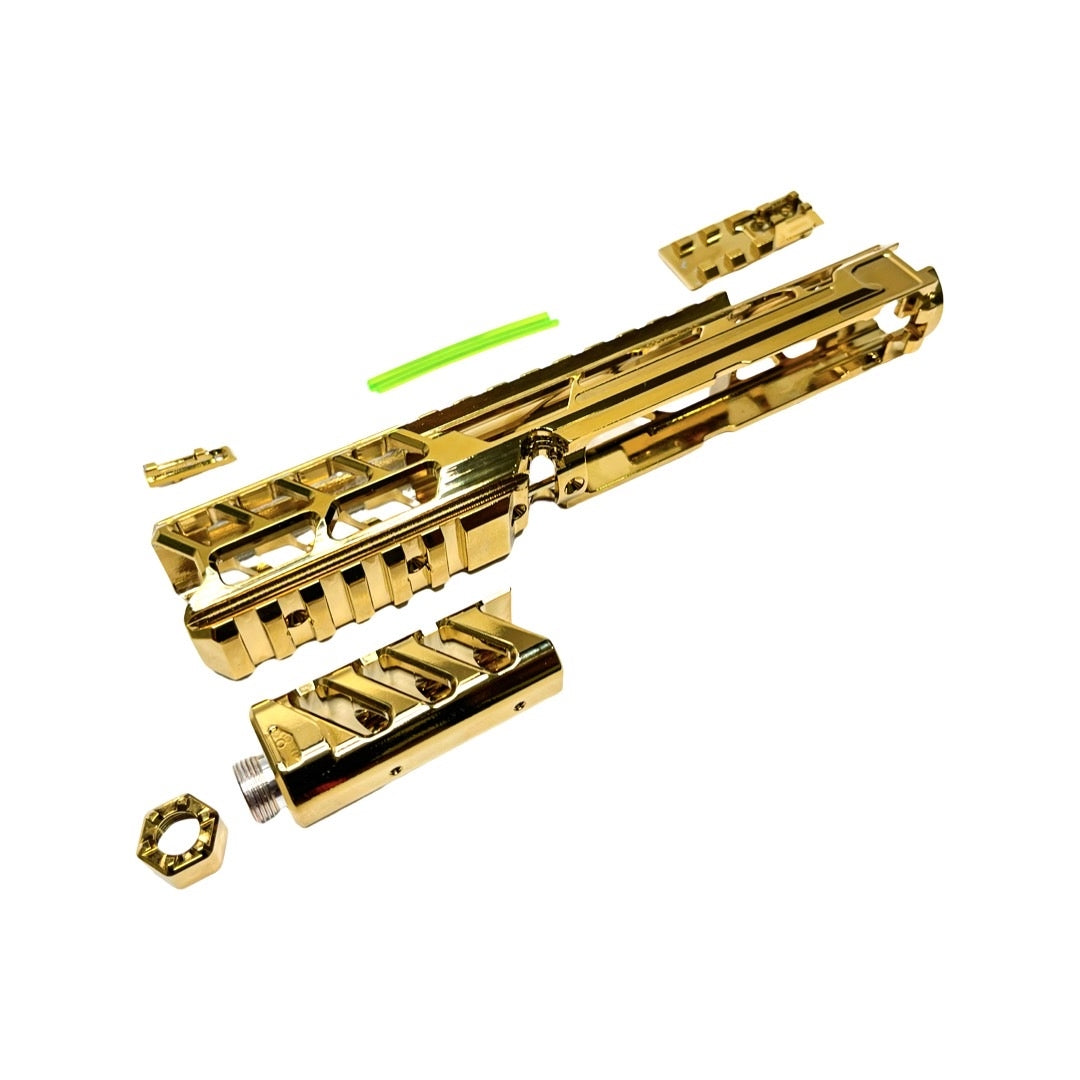 CTM FUKU-2 CNC Upper Set V2 for AAP-01, CUTOUT (Long) - Electroplated Gold