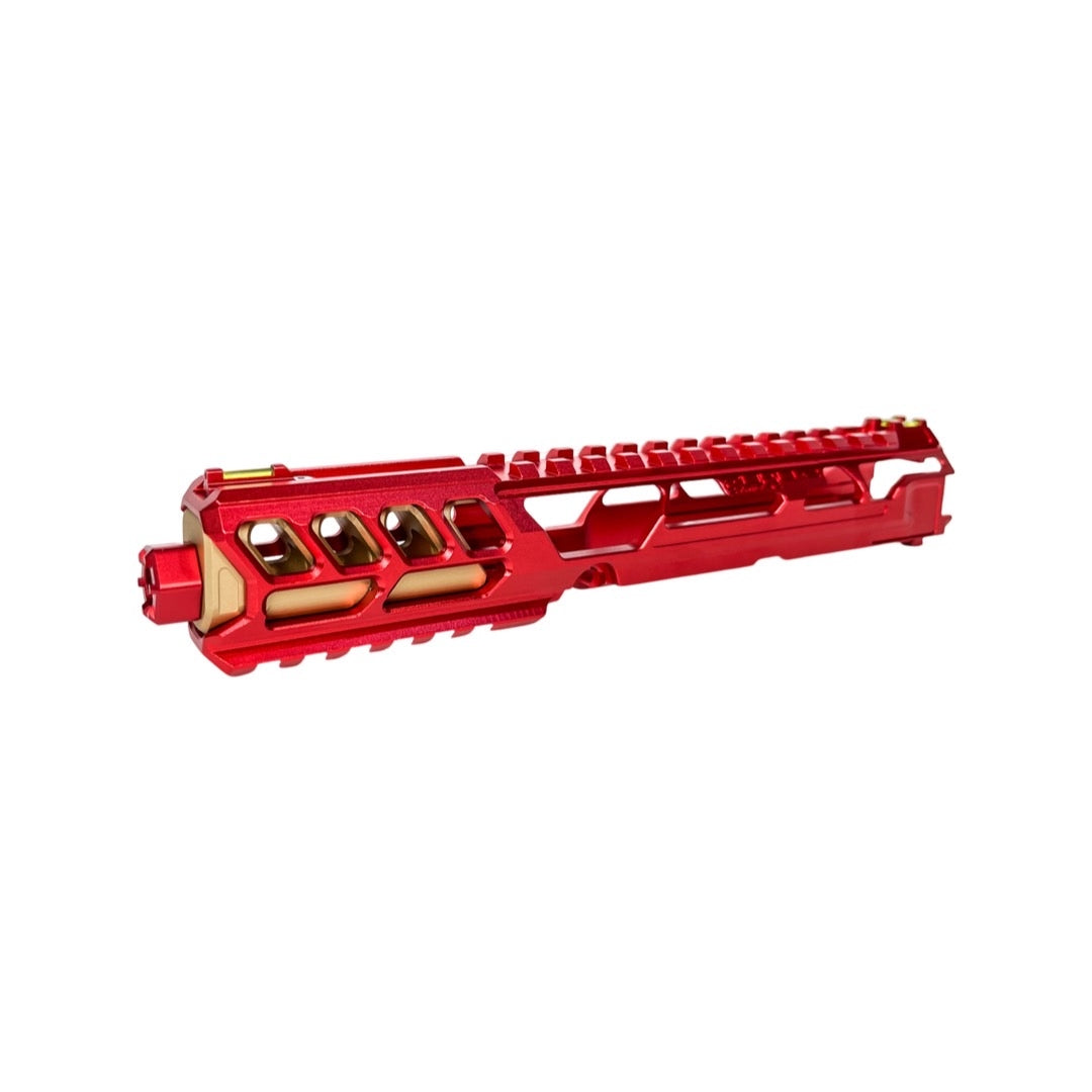 CTM FUKU-2 CNC Upper Set V2 for AAP-01, CUTOUT (Long) - Red / Gold