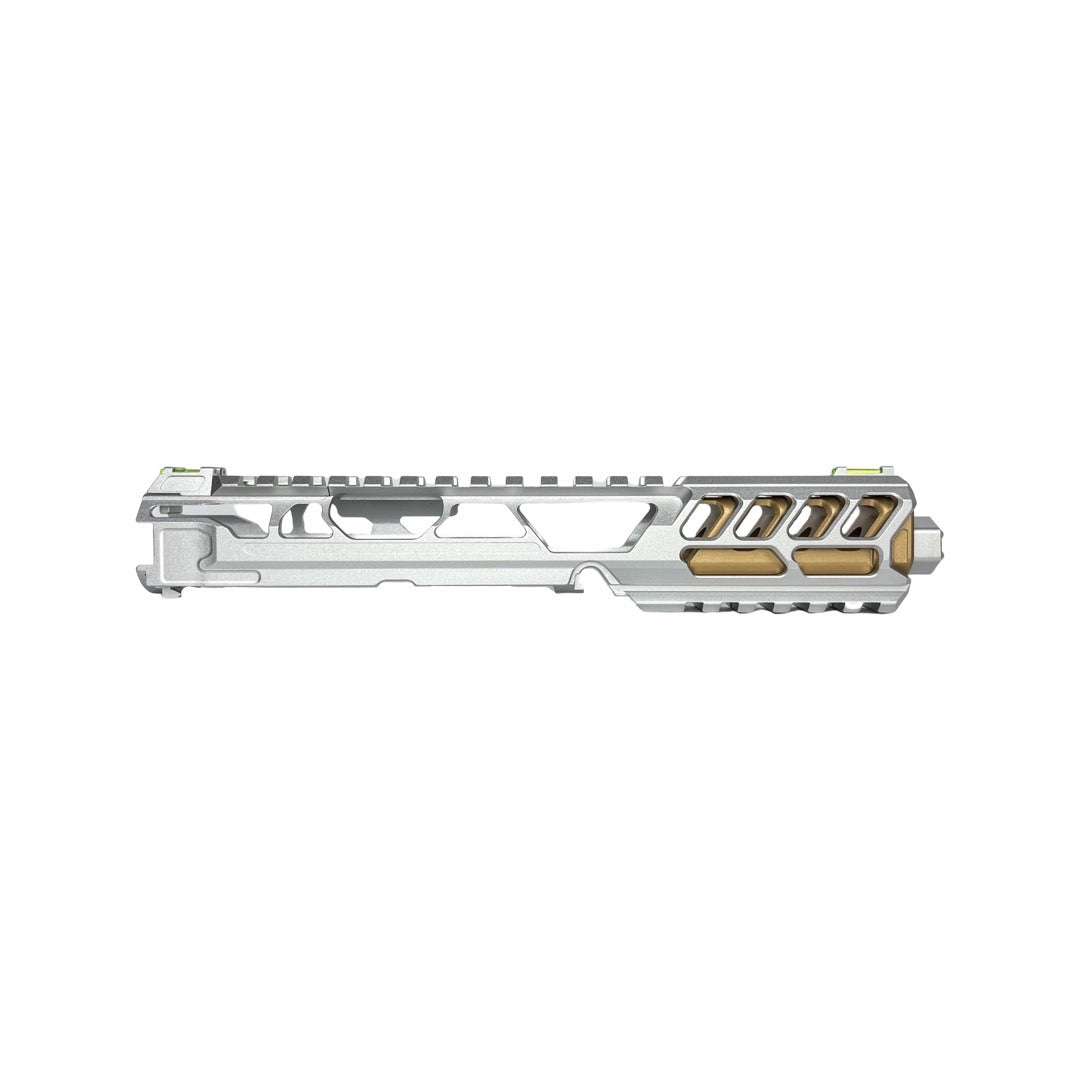 CTM FUKU-2 CNC Upper Set V2 for AAP-01, CUTOUT (Long) - Silver / Gold